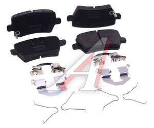 Изображение 1, 3010-395 Колодки тормозные JAC J7 задние (4шт.) METACO