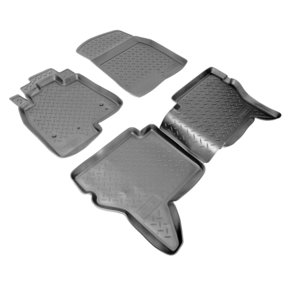 Изображение 3, NPL-Po-59-48 Коврик салона MITSUBISHI Pajero 4 (06-) полиуретан (4 предм.) NORPLAST