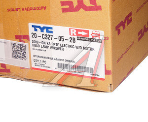 Изображение 3, 20-C327-05-2B Фара KIA Cerato (08-) правая (под корректор) TYC