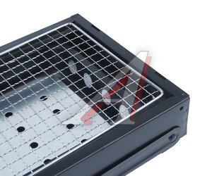 Изображение 4, WMC-TL-600 Мангал разборный 600х220х310х1.0мм с решеткой для барбекю WMC TOOLS
