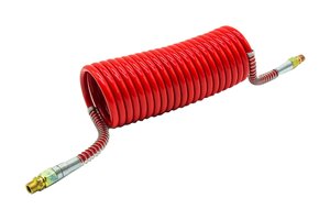 Изображение 2, 37300140010 Шланг пневматический витой М16х1.5мм L=7м (красный) SORL