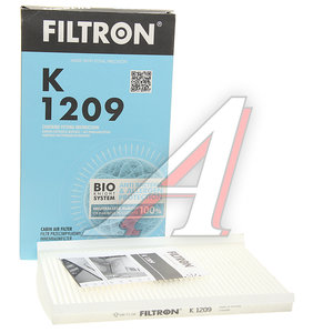 Изображение 2, K1209 Фильтр воздушный салона FIAT Albea (97-) (1.0/1.9) FILTRON