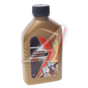 Изображение 1, AKS0009MOF Масло моторное PREMIUM SL/CF 5W30 синт.1л AKROSS