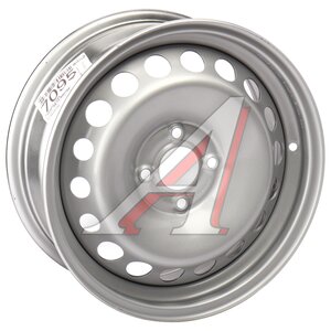 Изображение 1, 9999-53101015-01 Диск колесный ЛАДА Vesta,  Largus RENAULT Logan, Sandero R15 (серебро) OE