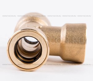 Изображение 6, 467.T.8-6-8.31.В Соединитель трубки ПВХ, полиамид d=6мм-8мм-8мм тройник латунь TISCON