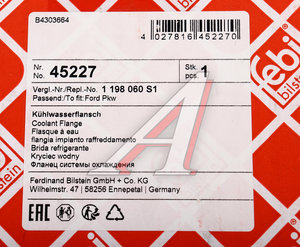 Изображение 7, 45227 Фланец FORD Focus (97-11) системы охлаждения FEBI