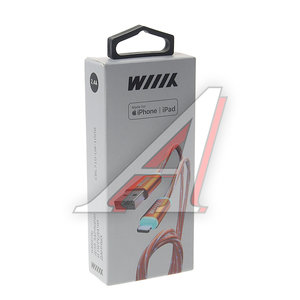 Изображение 2, CBL710-U8-10OG Кабель iPhone (5-) 5A 1м WIIIX