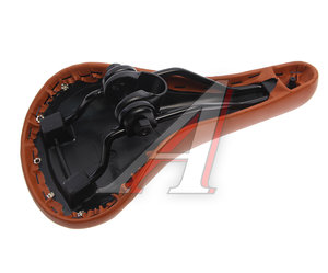 Изображение 2, HF-AZ-1173-2 Седло велосипедное 275х150мм с замком коричневое MTB
