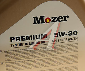 Изображение 2, 4636304/939 Масло моторное Premium SN/CF 5W30 синт.4+1л MOZER
