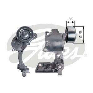 Изображение 1, T38411 Натяжитель приводного ремня TOYOTA Land Cruiser Prado (J120) (1GR-FE) GATES