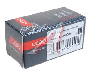 Изображение 3, 2263000QLS Датчик давления топлива NISSAN Juke (11-) LEDO