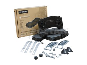 Изображение 4, 180.000244 Колодки тормозные MERCEDES Actros дисковые (208x114x35) (4шт.) ROSTAR