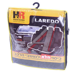 Изображение 4, 10449 Авточехлы универсальные черные комплект Laredo H&R