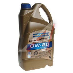 Изображение 1, 1111105-004-01-999 Масло моторное RAVENOL EFS 0W20 синт. C5/C6 GF-6A 4л
