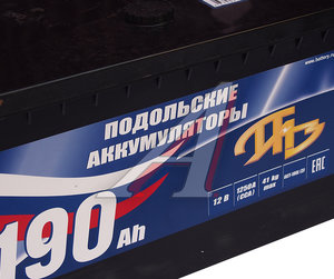 Изображение 2, 6СТ190(3) Аккумулятор ПОДОЛЬСК 190А/ч обратная полярность