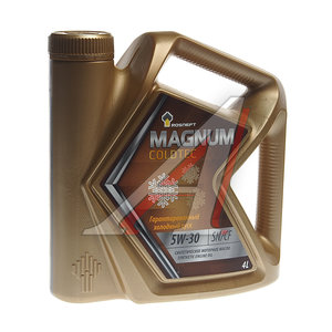 Изображение 1, 40813242 Масло моторное MAGNUM Coldtec 5W30 SN/CF/GF-5 синт.4л РОСНЕФТЬ