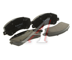 Колодки тормозные FORD Transit (06-) передние (4шт.) KORTEX, GDB1724, 1433952/ 1371402/ 1488962/ 2H0698151/ 6C112K021AE,
                                                          фото 1 Изображение 1, KT1724STD Колодки тормозные FORD Transit (06-) передние (4шт.) KORTEX