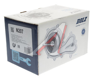 Изображение 5, N-207 Насос водяной MITSUBISHI Lancer (08-), Outlander (07-12) DOLZ
