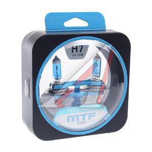 Изображение 1, HTN1207 Лампа 12V H7 55W PX26d бокс (2шт.) Titanium MTF