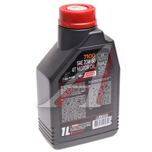 Изображение 2, 112908 Масло моторное 7100 4T 20W50 синт.1л MOTUL