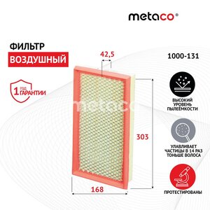 Изображение 4, 1000-131 Фильтр воздушный MAZDA CX-9 (07-) METACO