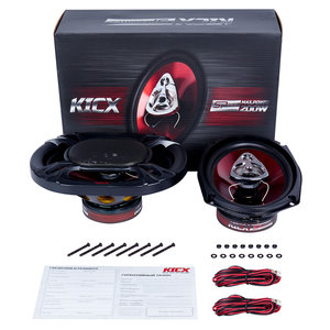 Изображение 6, SP 693 Колонки коаксиальные 6х9" (16х23см) 100Вт KICX