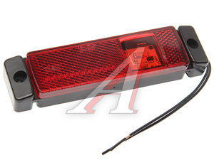 Изображение 1, AT22592 Фонарь габаритный LED красный 12-24V (L=116мм,  d=32мм,  2-светодиода) AT