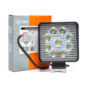 Изображение 5, AE27S-9LED-28PC АЕ Фара рабочего света 110х140х28мм 27Вт (9 светодиодов) (рассеянный свет) AVTOELECTRICA