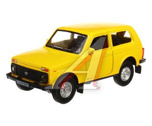 Изображение 1, LADA4X4-12-YE Модель автомобиля LADA 4x4 металлическая ТЕХНОПАРК