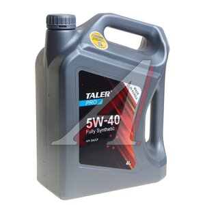 Изображение 1, 700421 Масло моторное PRO SN/CF 5W40 синт.4л TALER