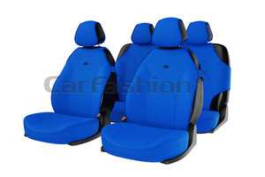 Изображение 1, 22005 Авточехлы (майка) полиэстер синие (7 предм.) Bingo CARFASHION