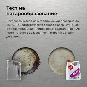 Изображение 11, 9222 Масло моторное ВМП-АВТО 3-SN A3/B4 5W40 синт. 1л