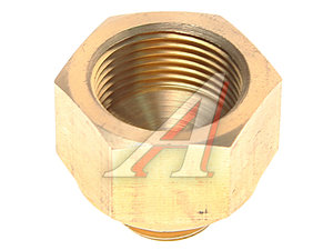 Изображение 2, INF.11.M16/F22 Соединитель переходник М16х1.5 (наружная резьба) М22х1.5 (внутренняя резьба) с кольц. латунь STARTEC