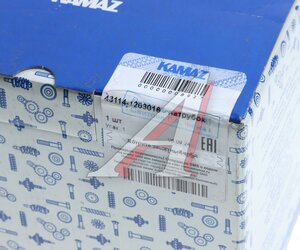 Изображение 2, 43114-1203016 Патрубок КАМАЗ-4310, 43114 выпускной (ОАО КАМАЗ)