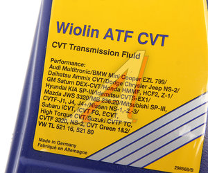 Изображение 2, 4033885001547 Масло трансмиссионное WIOLIN ATF CVT (ЖЕЛТОЕ) 1л SRS
