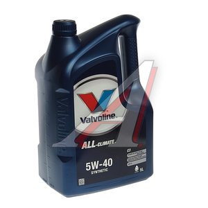 Изображение 1, 872277 Масло моторное ALL CLIMATE C3 5W40 синт.5л VALVOLINE