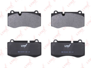 Изображение 2, BD5349 Колодки тормозные MERCEDES E (W211), S (W221) передние (4шт.) LYNX