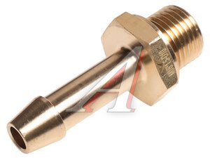 Изображение 1, D.M16x1,5 D10 Соединитель трубки ПВХ, полиамид М16х1.5/10 удлиненный прямой латунь SEVEN TRUCKS
