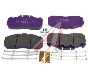 Изображение 2, PN0924 Колодки тормозные MAN TGA передние (4шт.) NIBK