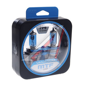Изображение 1, HVN1204 Лампа 12V H4 60/55W P43t бокс (2шт.) Vanadium MTF