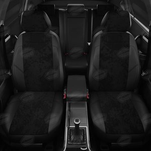 Изображение 3, CH03-0301-EC14 Авточехлы CHEVROLET Lanos (05-) экокожа-алькантара задняя спинка 40х60 черные комплект AVTOLIDER