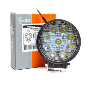 Изображение 5, AE27R-9LED-42HC АЕ Фара рабочего света круглая 115х142x42мм 27W 9LED (направленный свет) AVTOELECTRICA