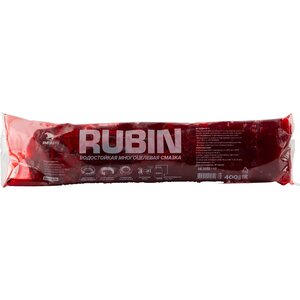Изображение 1, 1409 Смазка литиевая многоцелевая водостойкая RUBIN МС-1520 90г (красная) ВМП-АВТО