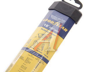 Изображение 4, GY000418 Щетка стеклоочистителя 450мм бескаркасная Multiclip Frameless GOODYEAR