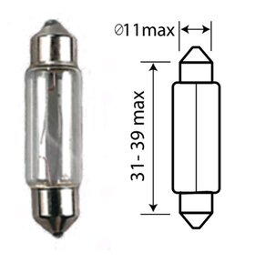 Изображение 2, 62405c Лампа 24V C5W SV8.5-8 36мм МАЯК