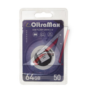 Изображение 1, OM-64GB-50-White Карта памяти USB 64GB OLTRAMAX