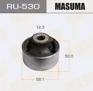 Изображение 2, RU-530 Сайлентблок NISSAN Qashqai (06-) рычага переднего задний MASUMA