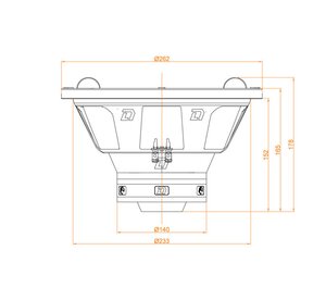 Изображение 7, Piranha 10 V.2 Сабвуфер 10" (25см) 300Вт DL AUDIO