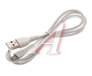 Изображение 1, BX51 белый Кабель micro USB 2.4A 1м BOROFONE