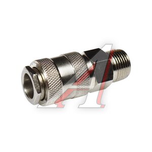 Изображение 1, SE1-3SM Переходник для компрессора M3/8" быстросъемный с клапаном наружная резьба